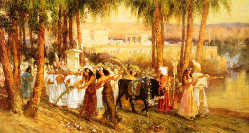 Procession in Honor of Isis, Frederick Arthur Bridgman